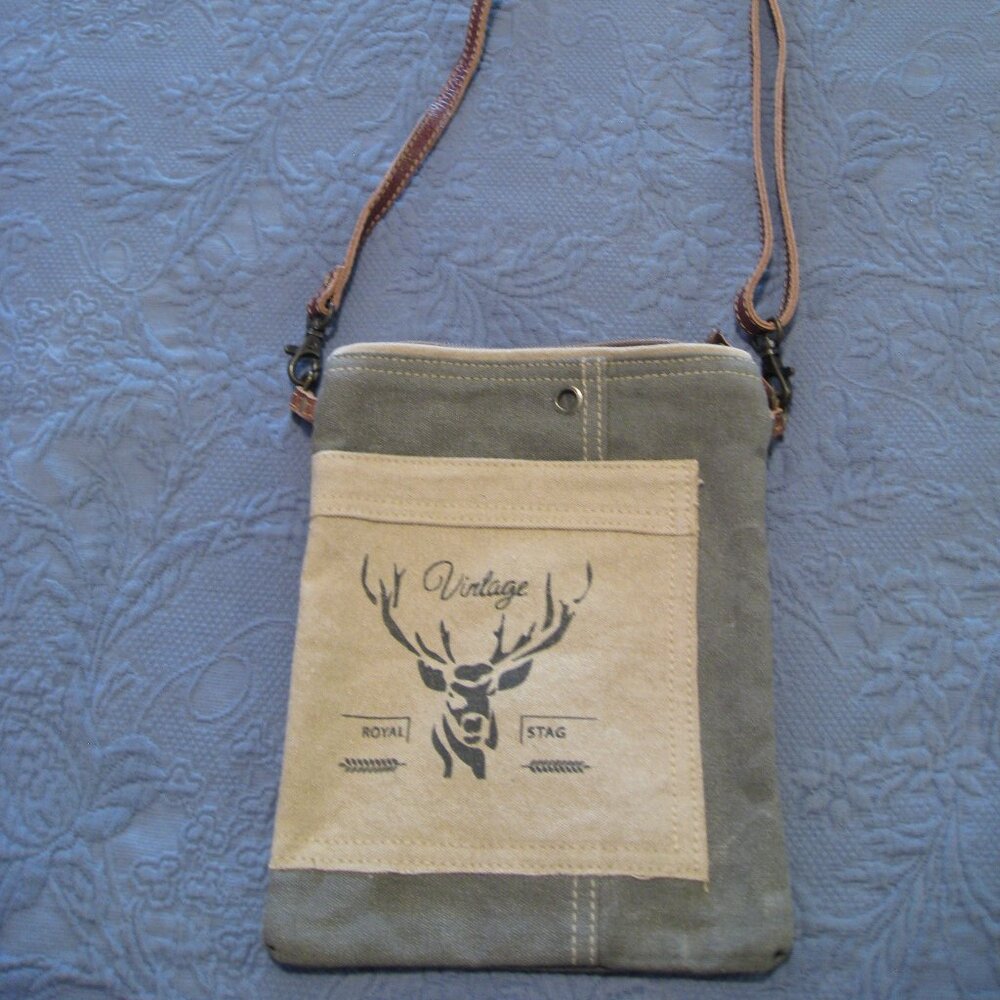 Myra Canvas Crossbody Bag